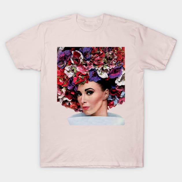 Cher with flower crown T-Shirt by Print&fun